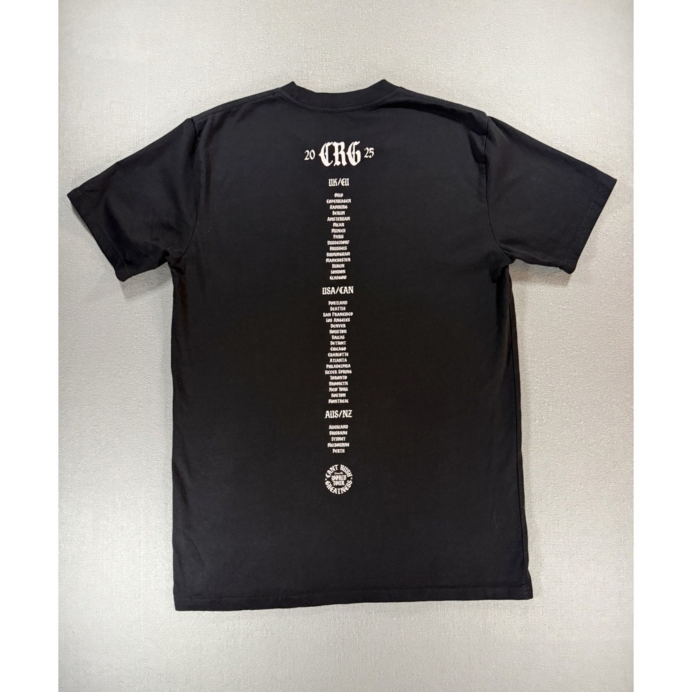 Central Cee 2025 Can't Rush Greatness World Tour Merch T Shirt Size M Black/ Pin - Picture 2 of 8
